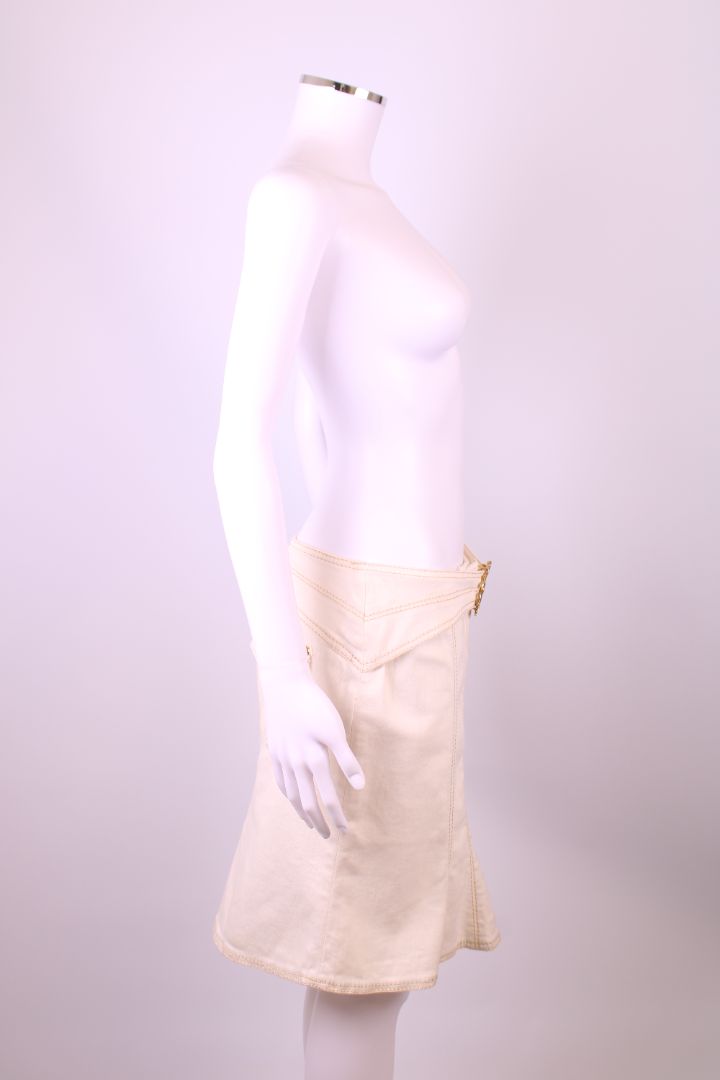 Roberto Cavalli Skirt Cream S