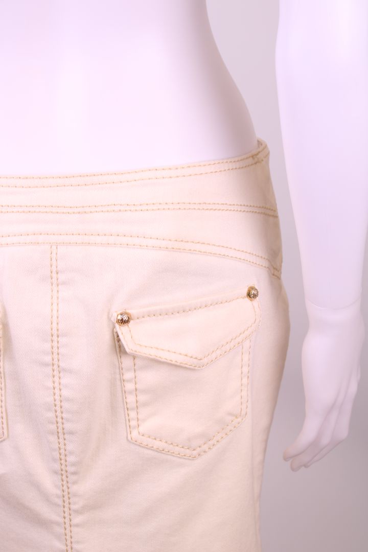 Roberto Cavalli Skirt Cream S