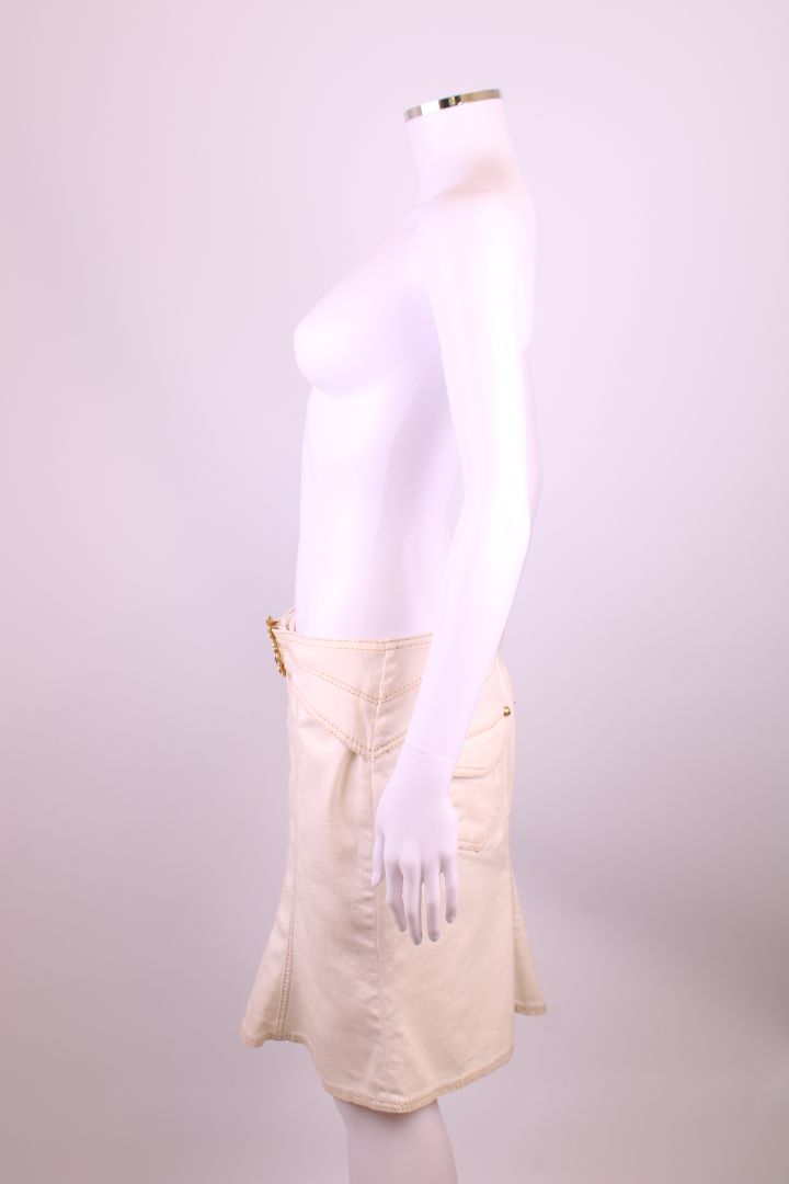 Roberto Cavalli Skirt Cream S