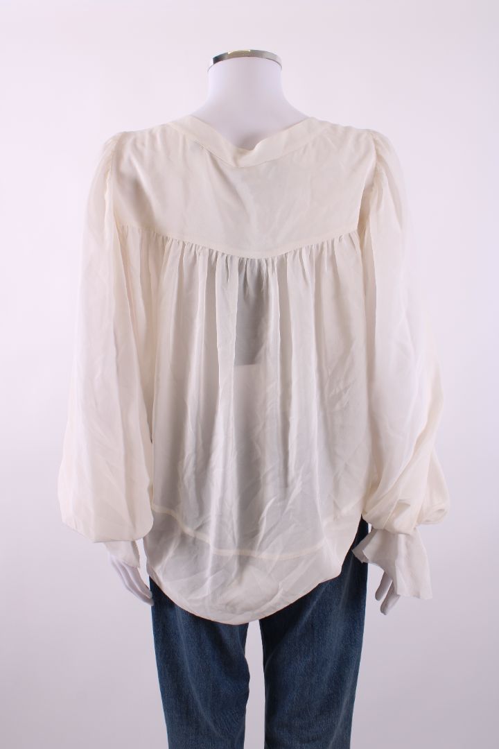 The Kooples Lace Blouse Off-White M