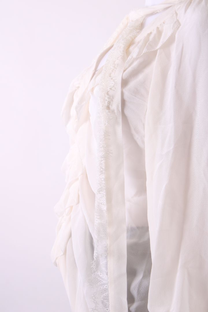The Kooples Lace Blouse Off-White M