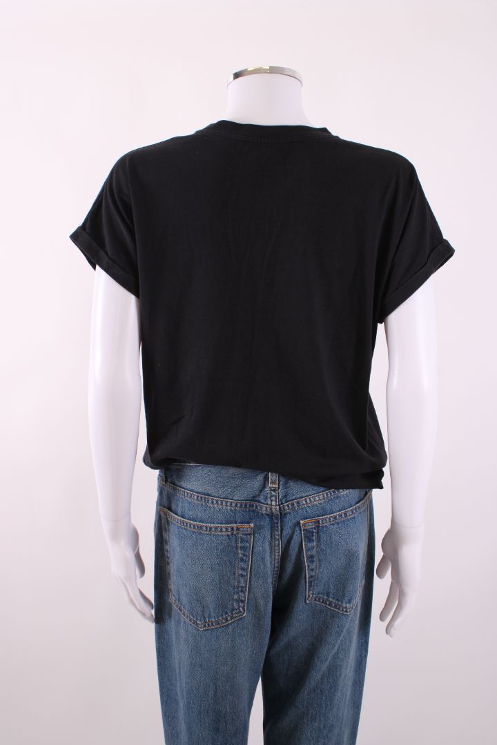 Balmain T-shirt logo Black /white writing M