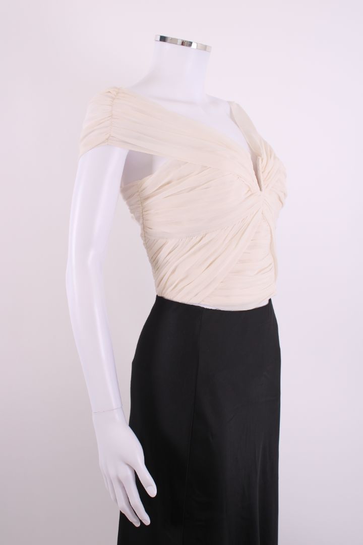 Self Portrait Bustier Cream 12
