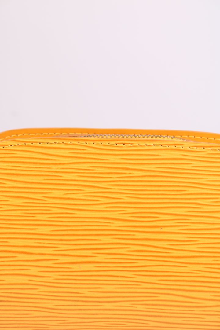 Louis Vuitton Epi Cosmetics Pouch Mustard