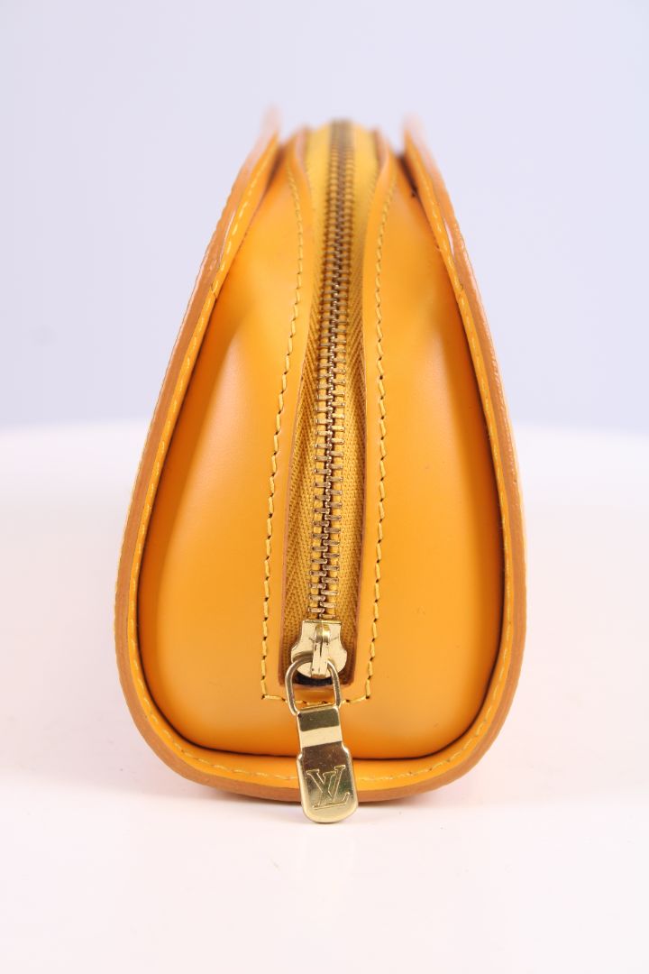 Louis Vuitton Epi Cosmetics Pouch Mustard