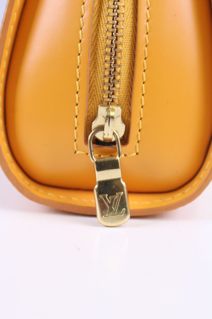 Louis Vuitton Epi Cosmetics Pouch Mustard