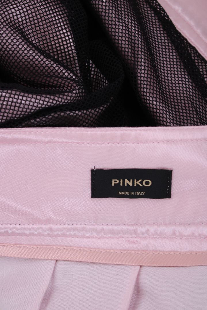 Pinko Mesh Skirt Pink/ Black 8