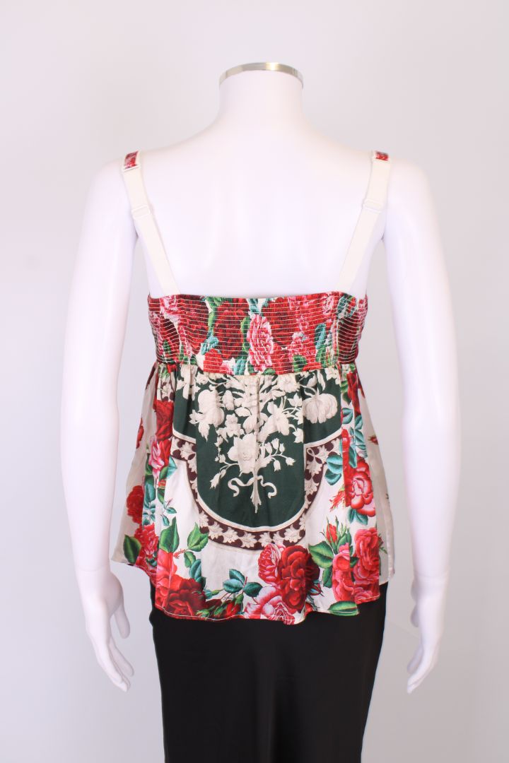 Dolce & Gabbana S/S Print Camisole White/ Red M
