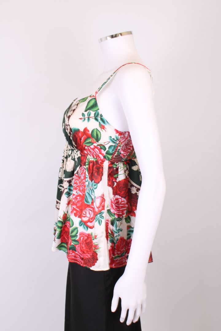 Dolce & Gabbana S/S Print Camisole White/ Red M