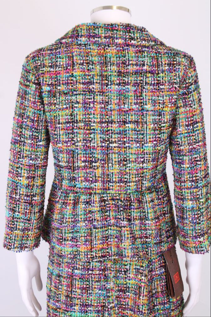Etro Boucle Skirt Suit Multi Coloured 14