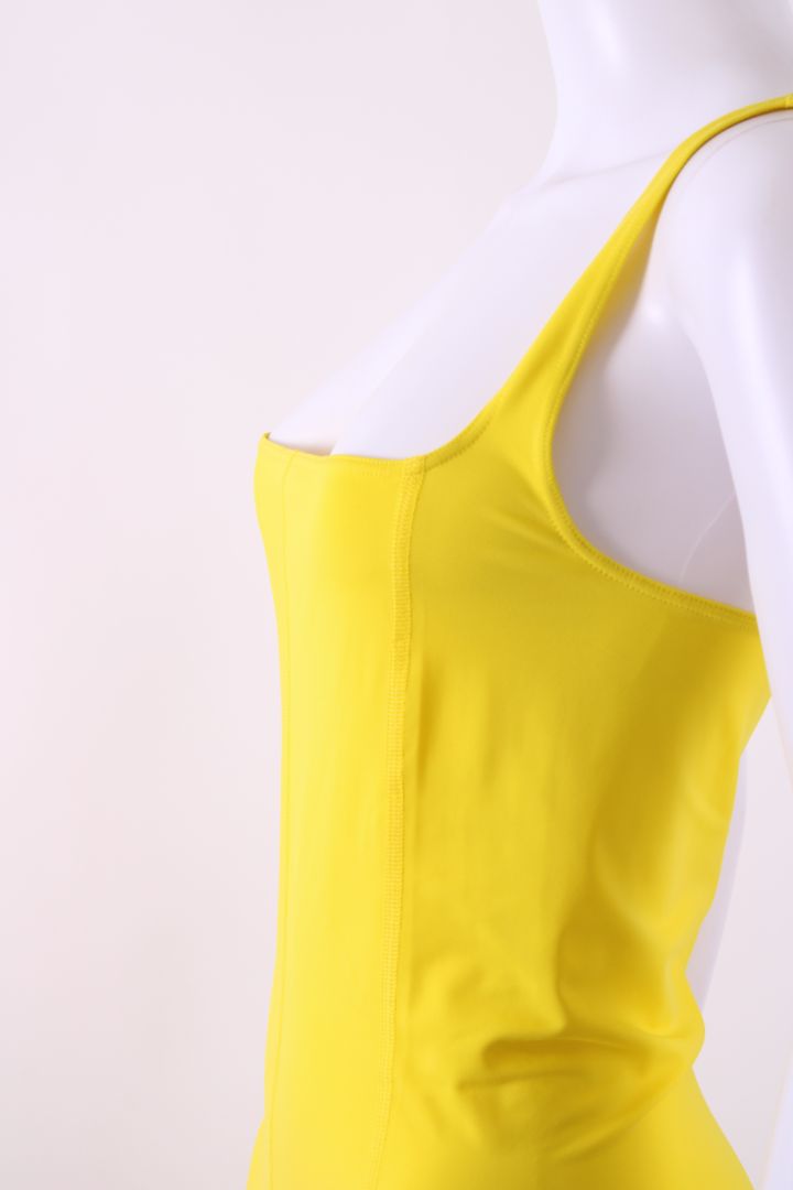 Reimagined by Pinko Slinky/Lycra Maxi Dress Yellow M