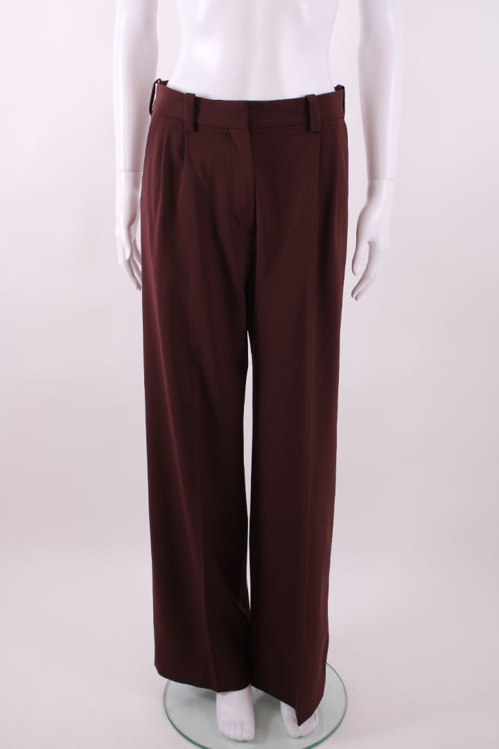 Maje Waist Coat/ Trouser Co-ord Burgundy 6/8
