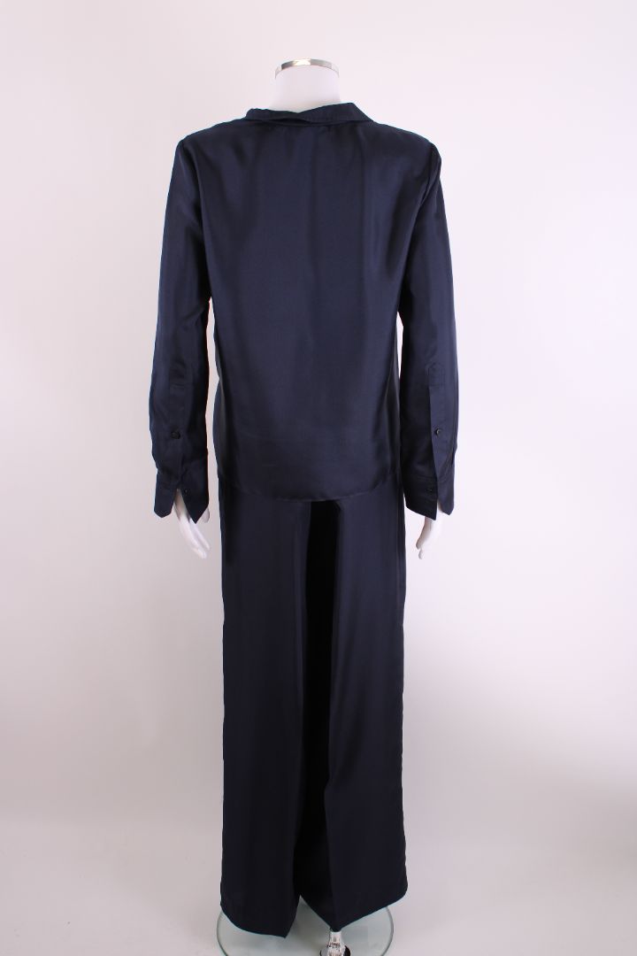 Dorothee Schumacher Shirt/ Trouser Co-ord Navy S