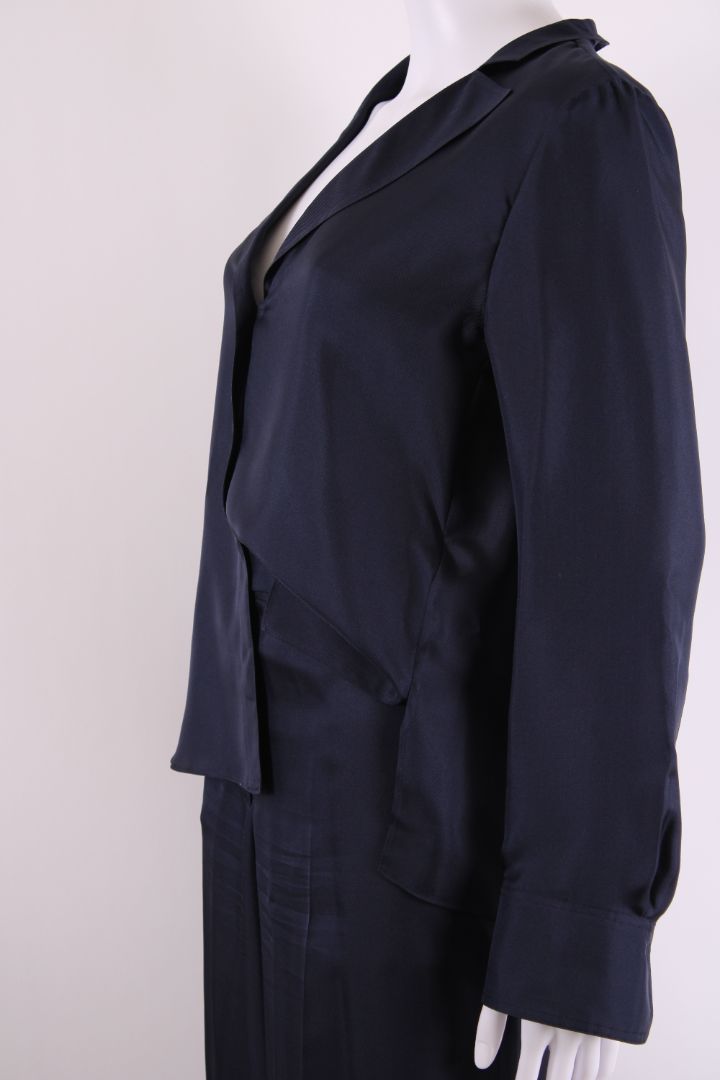 Dorothee Schumacher Shirt/ Trouser Co-ord Navy S