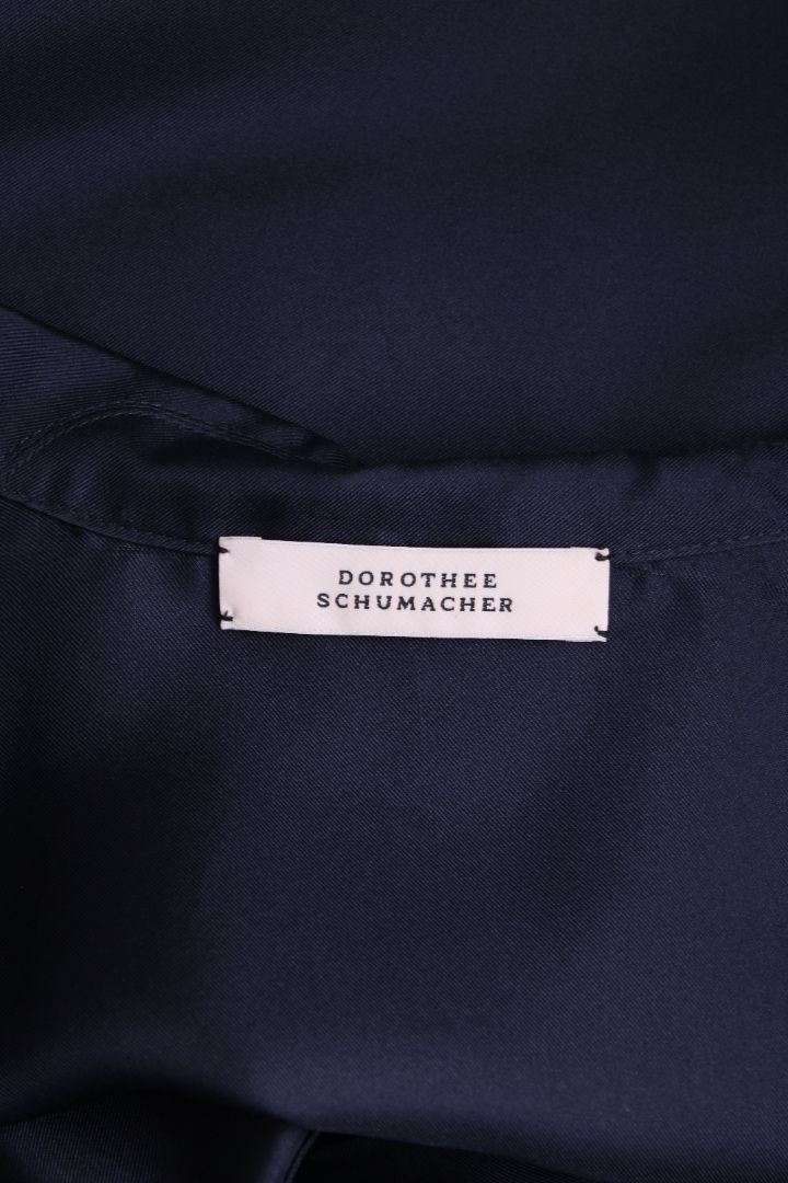 Dorothee Schumacher Shirt/ Trouser Co-ord Navy S