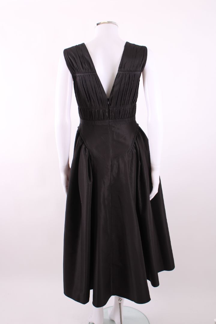 Self Portrait S/S Bow Dress Black 8