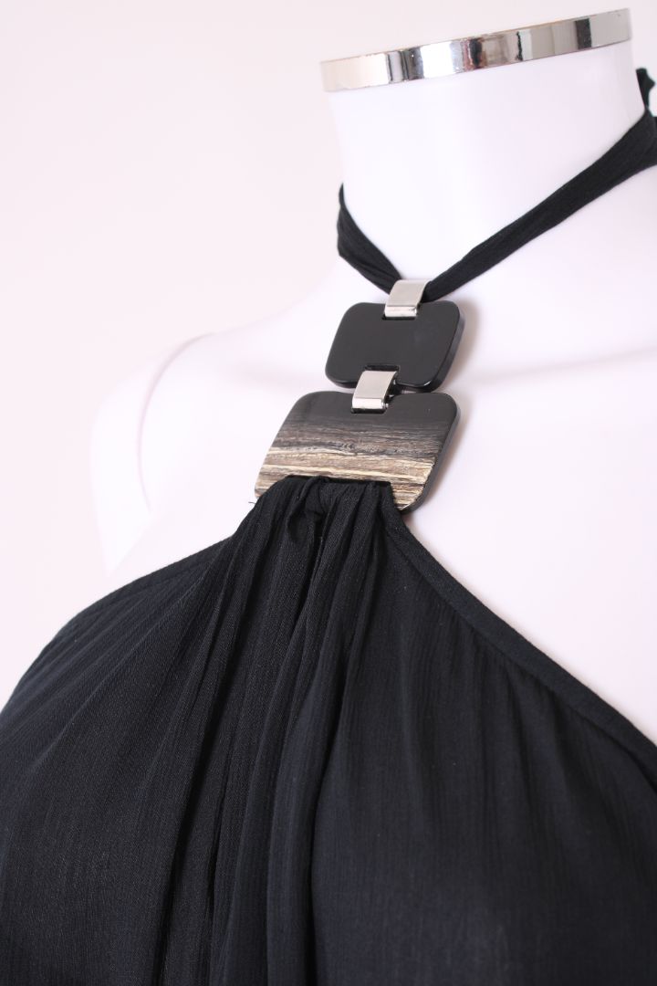 La Perla Halter Neck Beach Dress Black 14