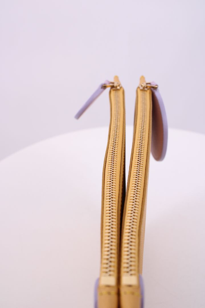 Roksanda Geometric Clutch Yellow/ Liac