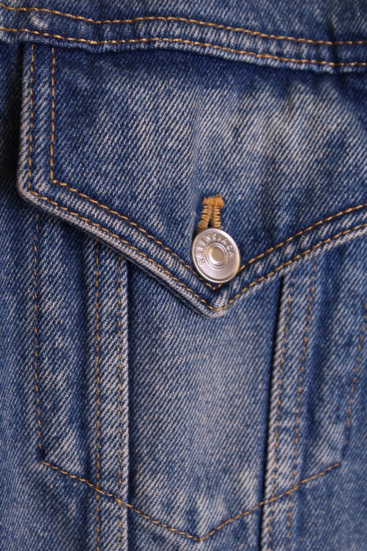 Balenciaga Logo Jacket Denim L