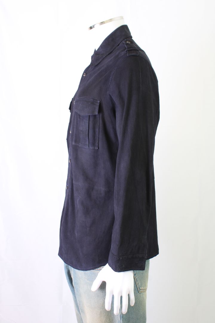 Desa Suede Jacket Navy 44