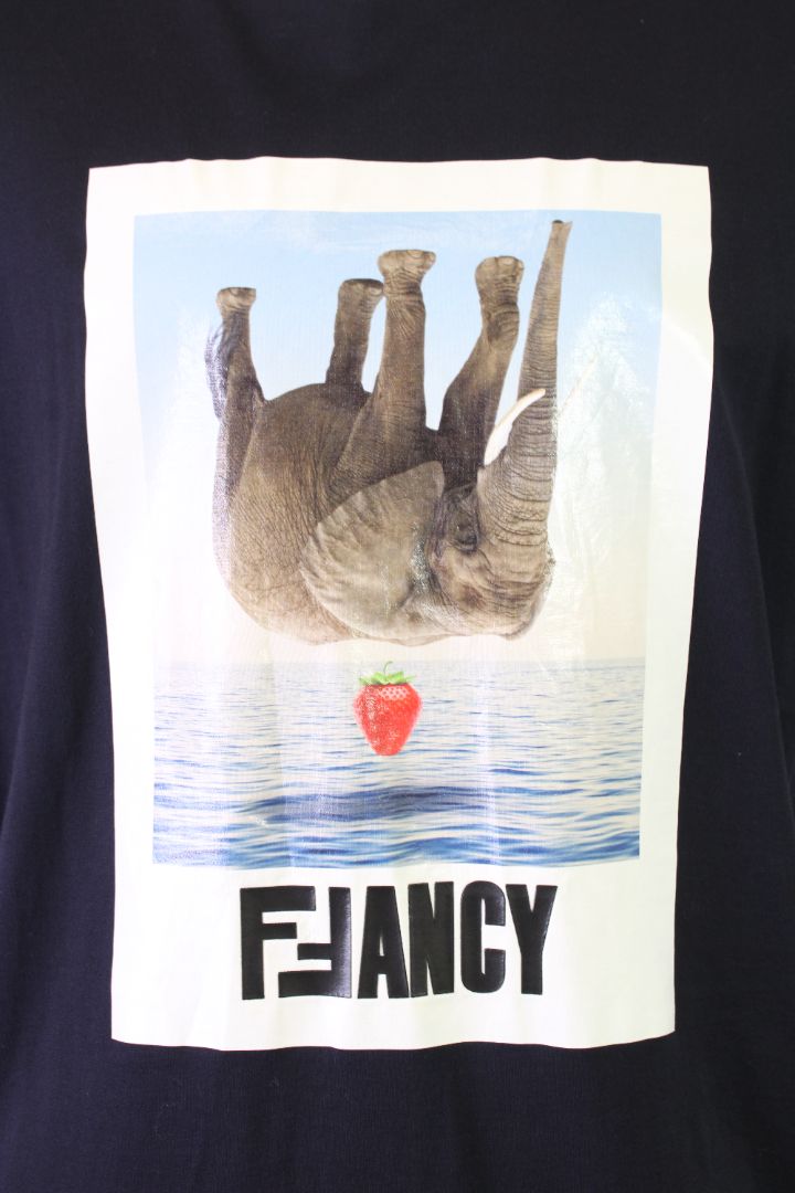 Fendi T-shirt Blue L