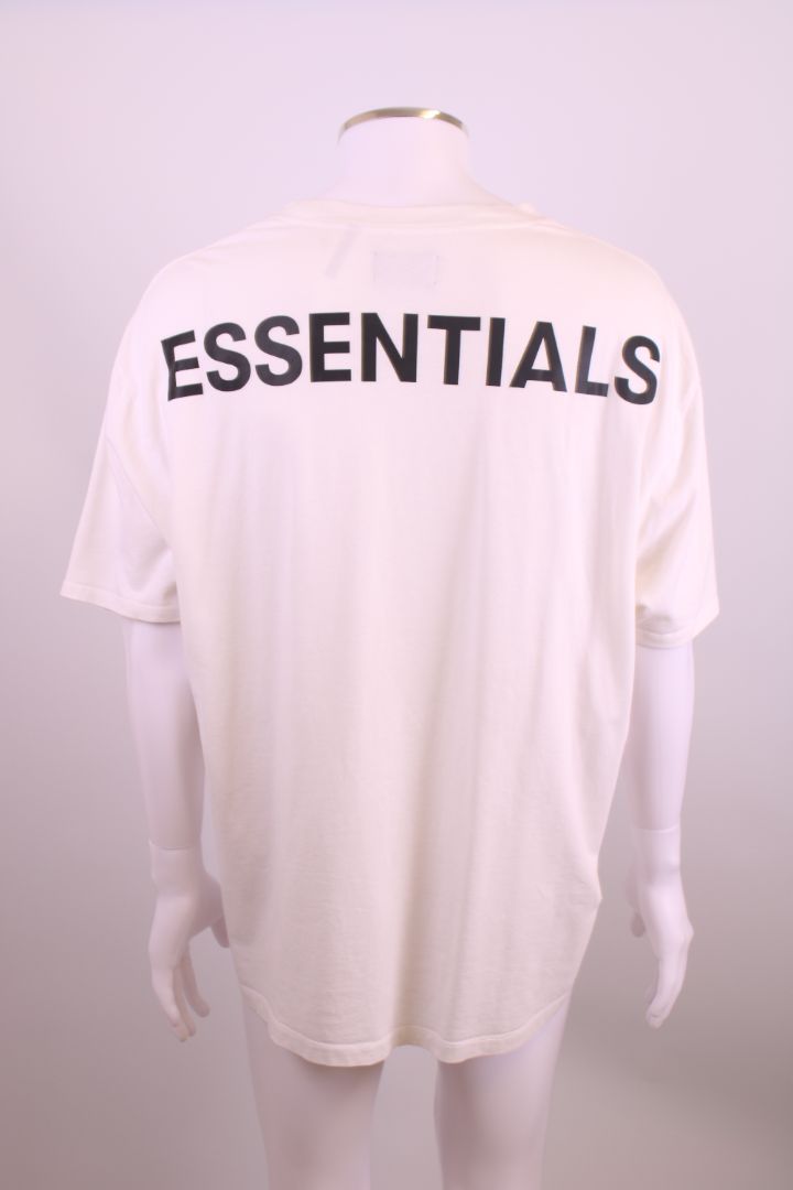 Fear of God Essentials Logo T-shirt White/ Black L