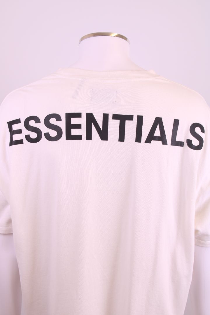 Fear of God Essentials Logo T-shirt White/ Black L