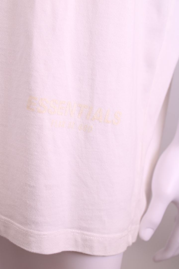 Fear of God Essentials Logo T-shirt White/ Black L