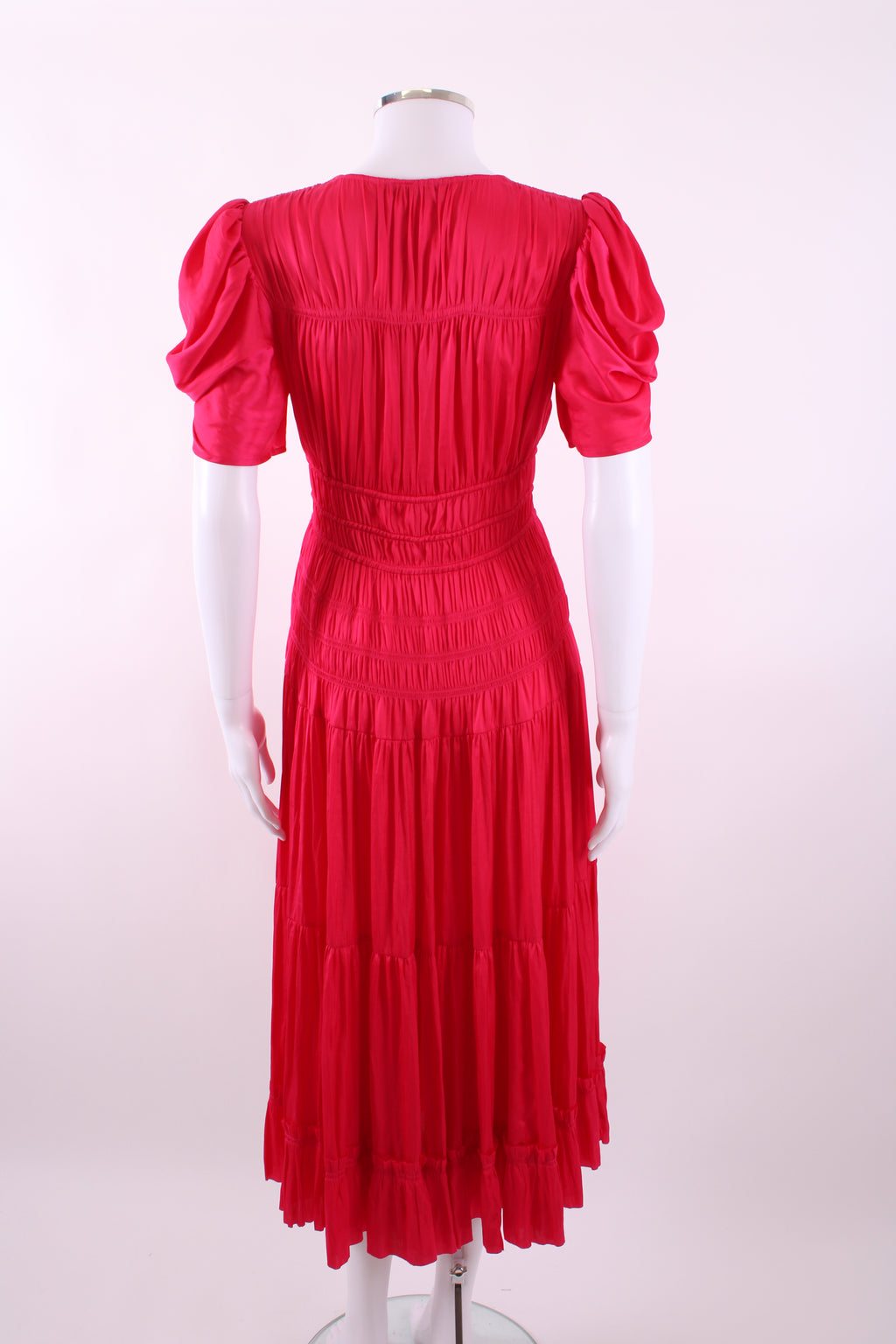 Ulla Johnson S/S Pleated Dress Pink 4