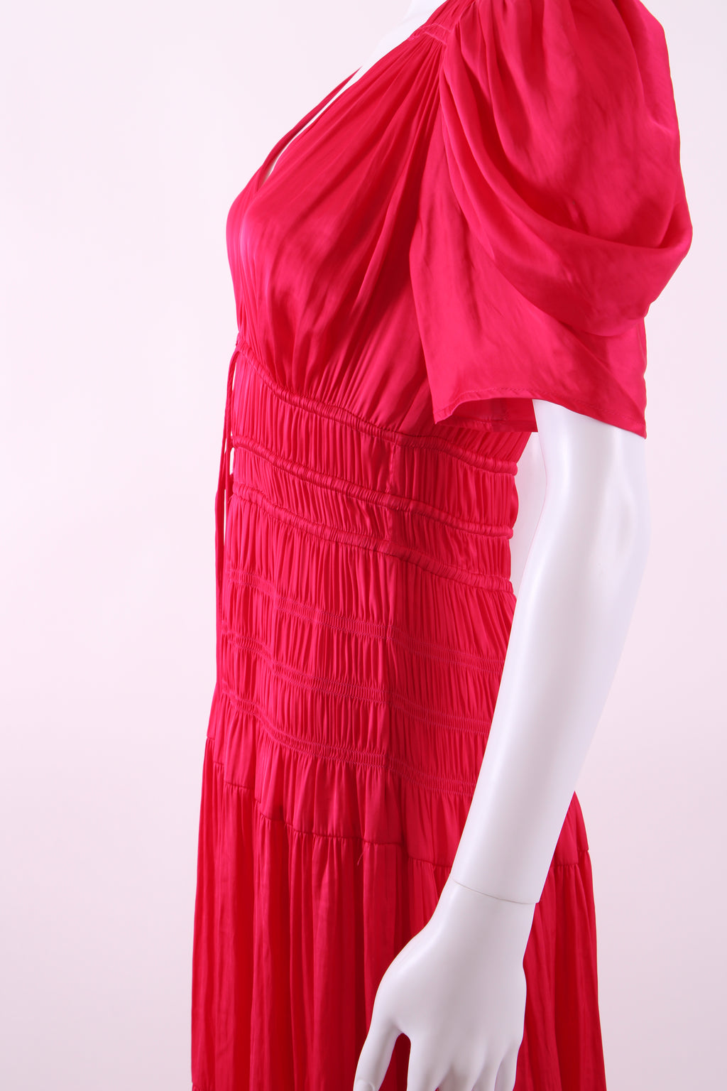 Ulla Johnson S/S Pleated Dress Pink 4