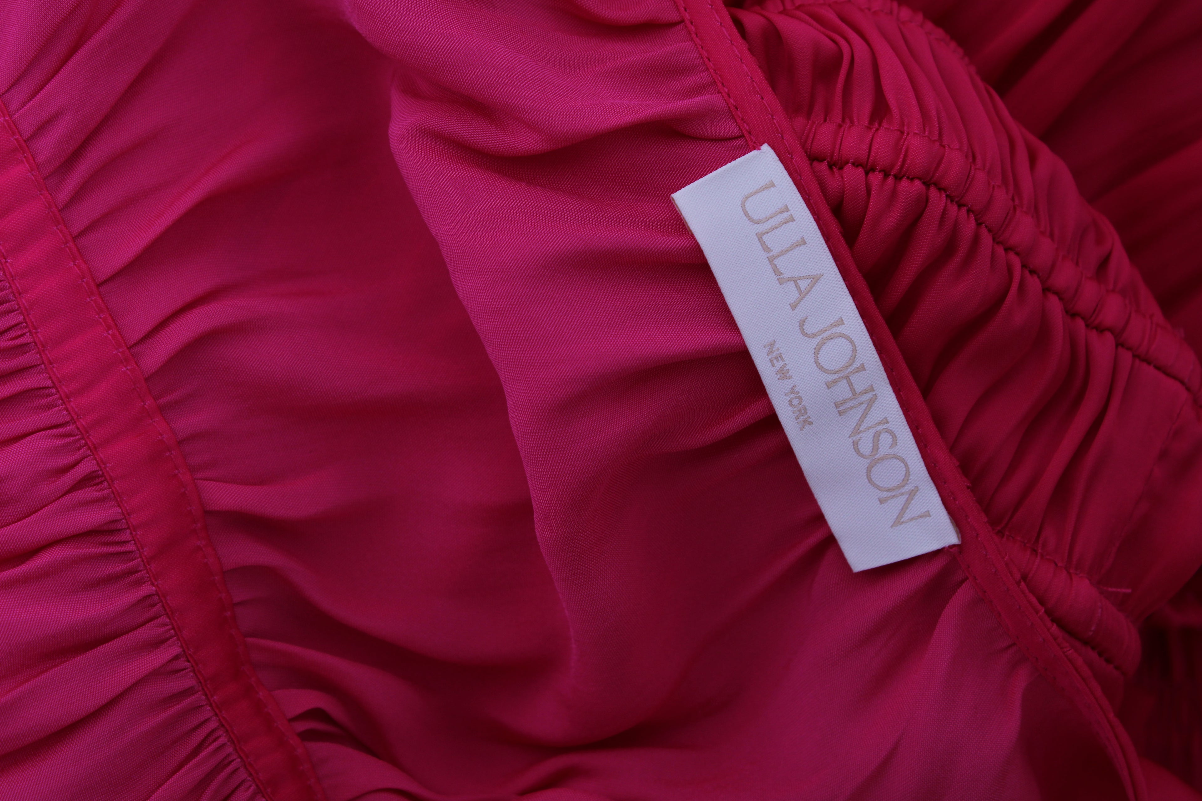 Ulla Johnson S/S Pleated Dress Pink 4