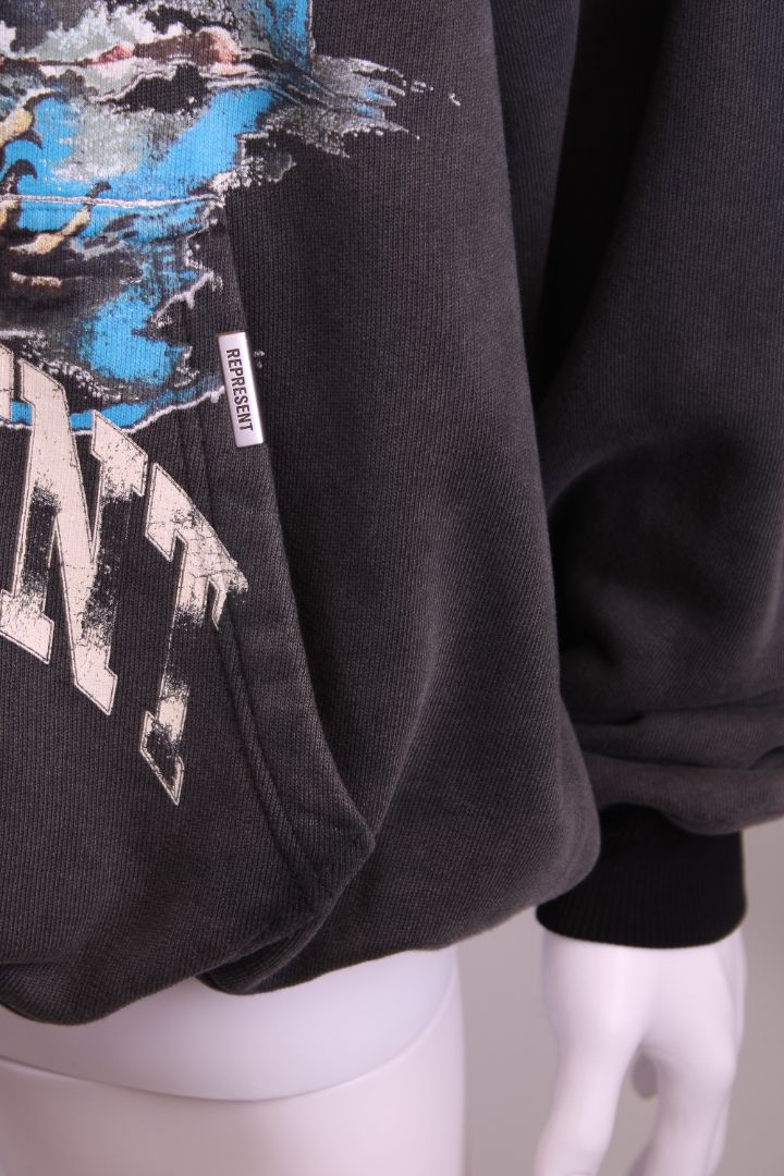 Represent Eagle Hoodie Grey/ Black XL