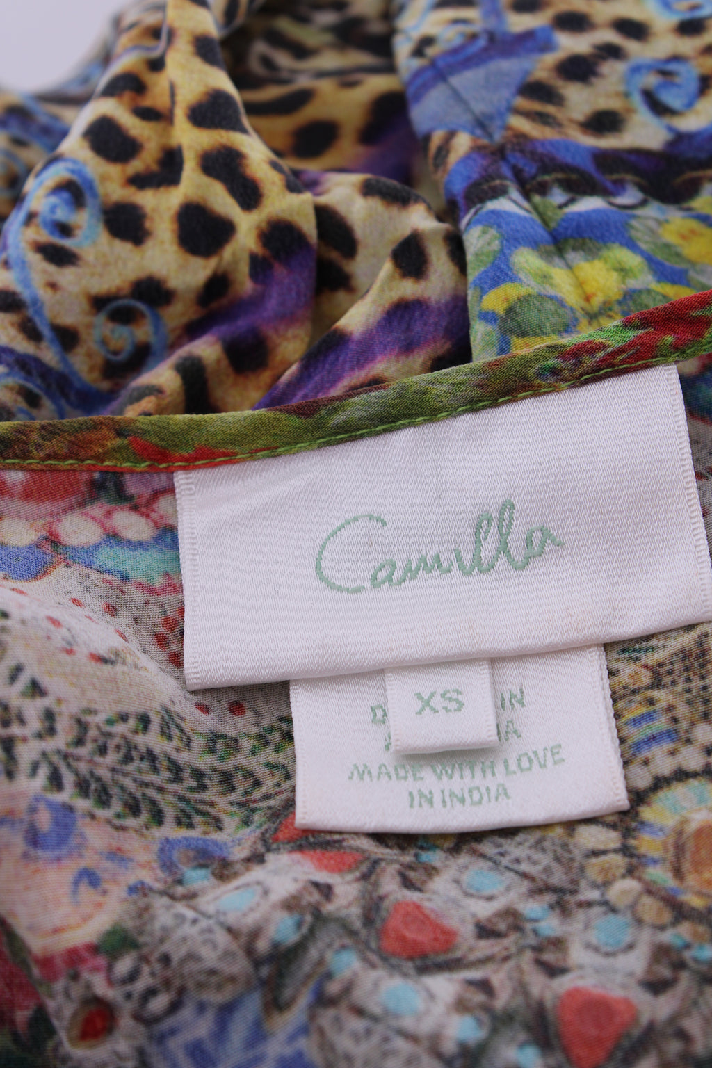 Camilla Print/ Rhinestone Playsuit Multi XS