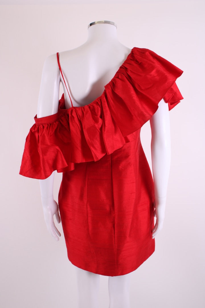 Marchesa Notte Dress Red 10