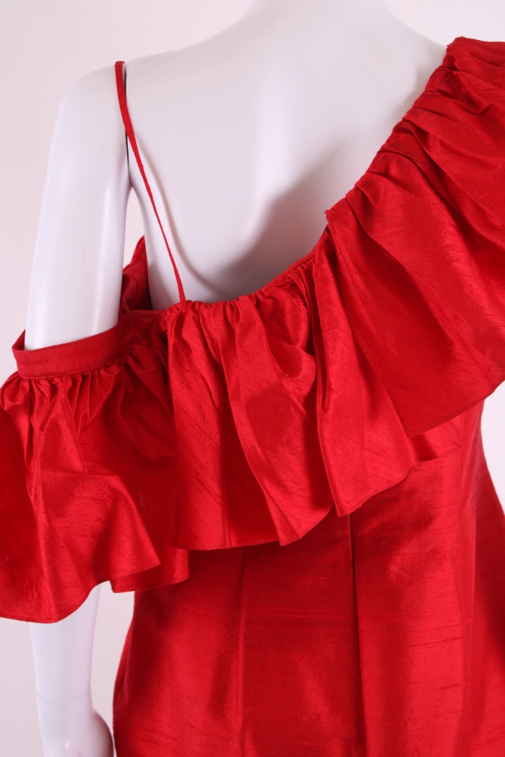 Marchesa Notte Dress Red 10