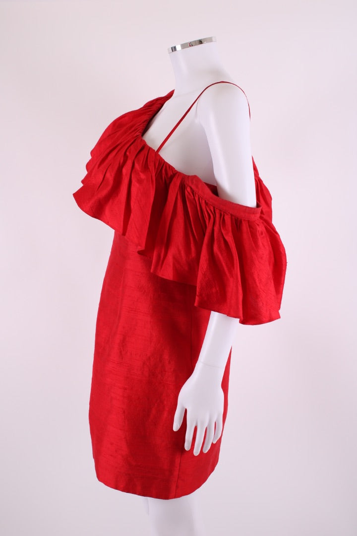 Marchesa Notte Dress Red 10