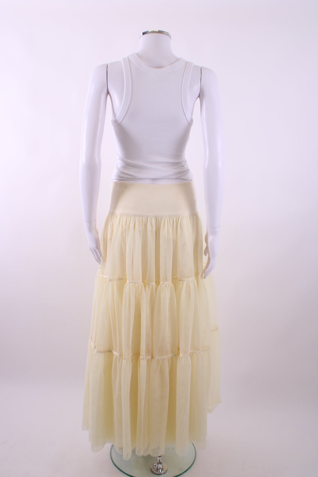 ME+EM maxi tulle skirt Lemon L