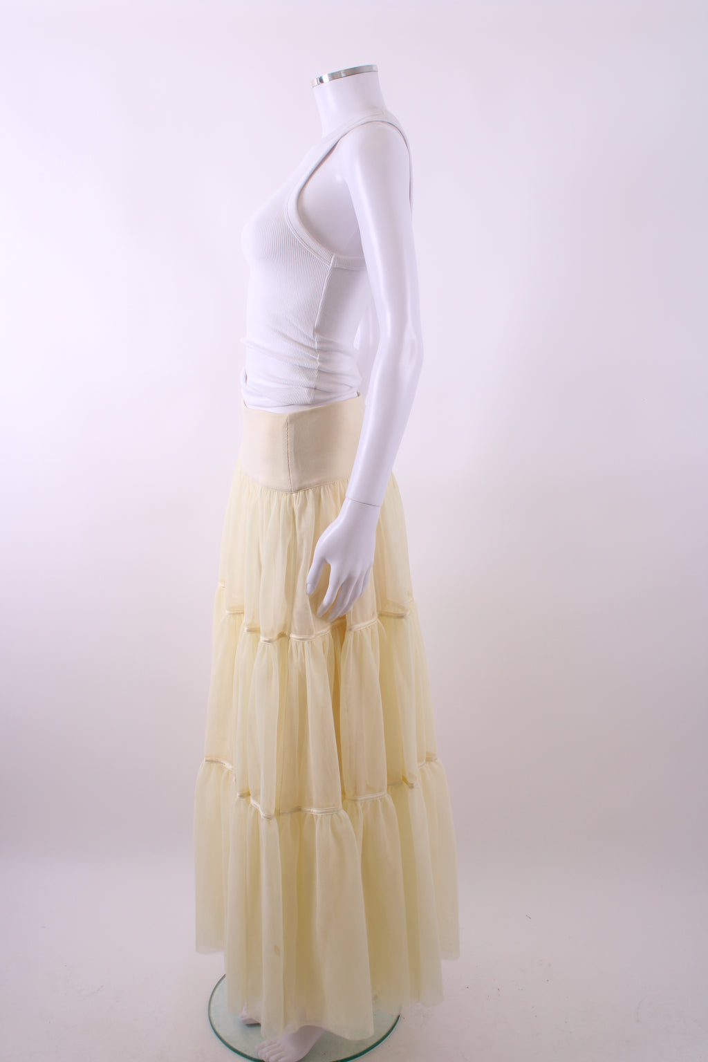 ME+EM maxi tulle skirt Lemon L