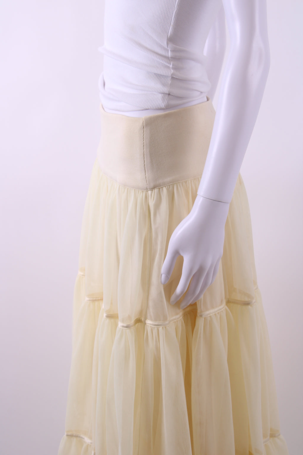 ME+EM maxi tulle skirt Lemon L