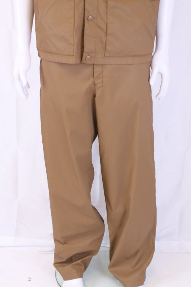 Prada Nylon Waistcoat/ Trouser Co-Ord Tan XL