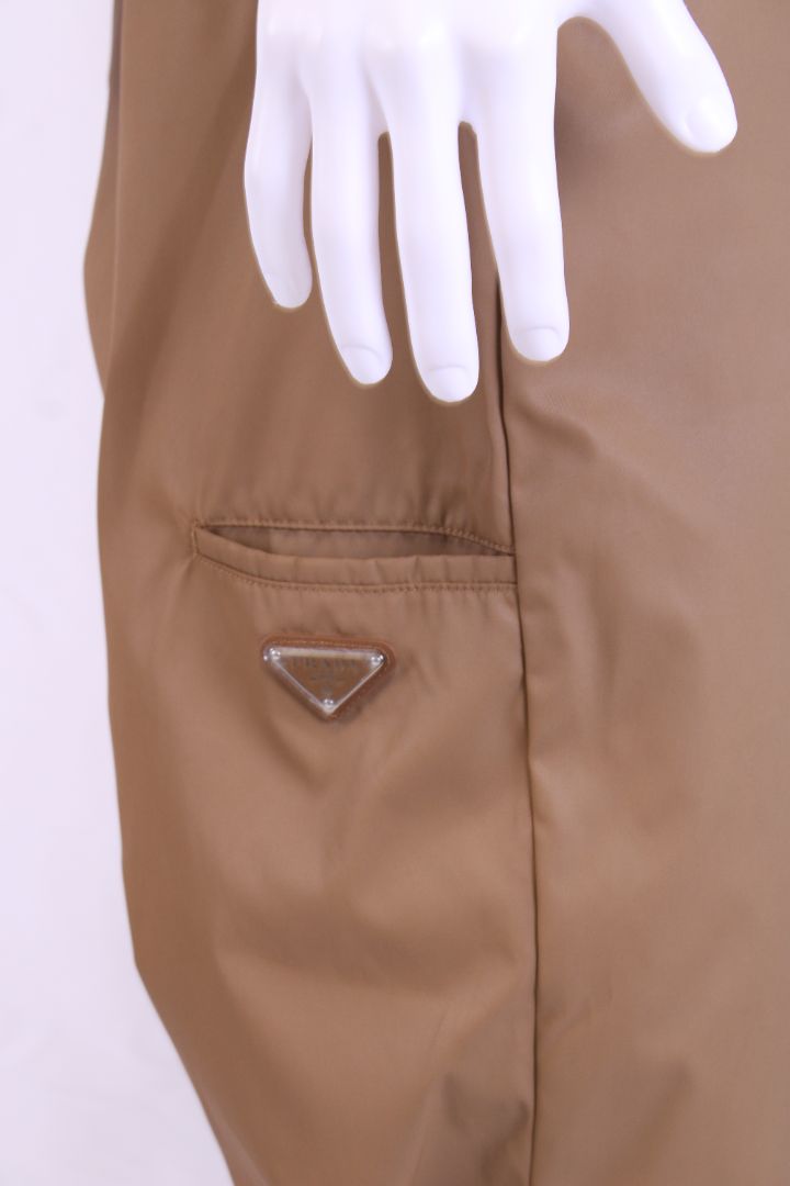 Prada Nylon Waistcoat/ Trouser Co-Ord Tan XL