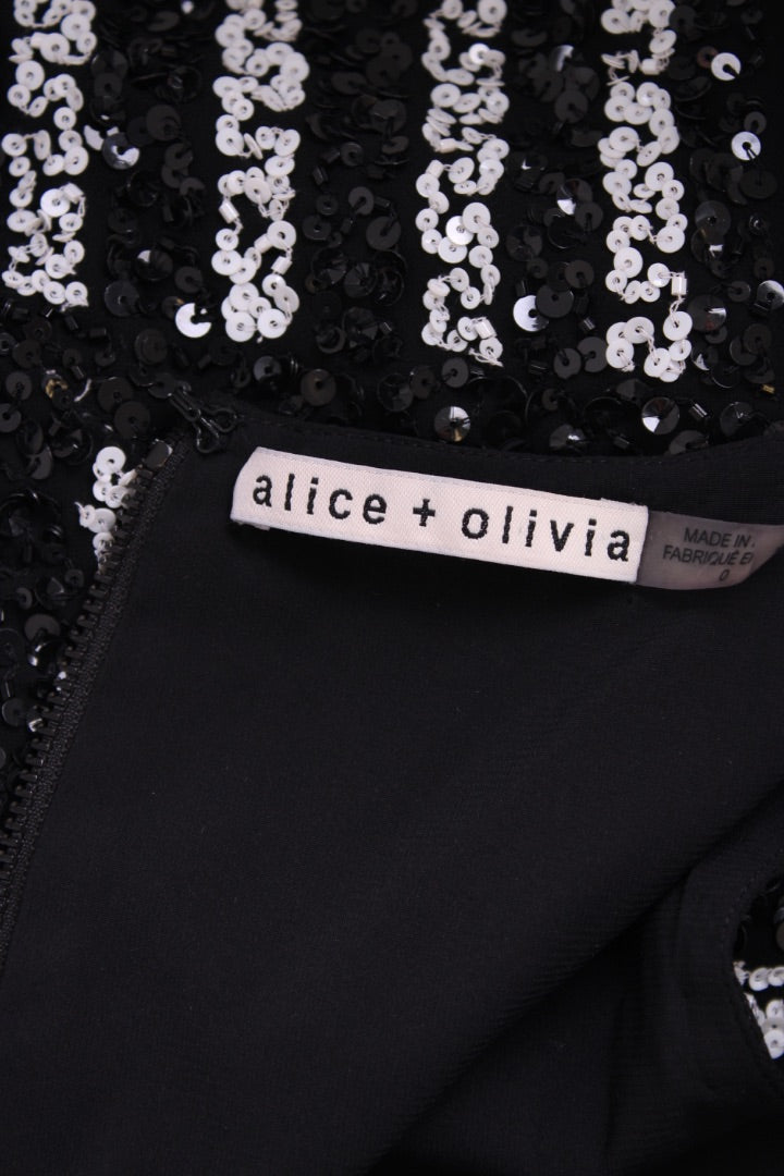 Alice+Olivia Dress Black 4