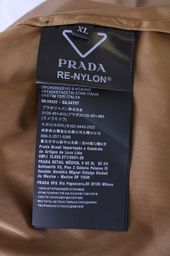 Prada Nylon Waistcoat/ Trouser Co-Ord Tan XL