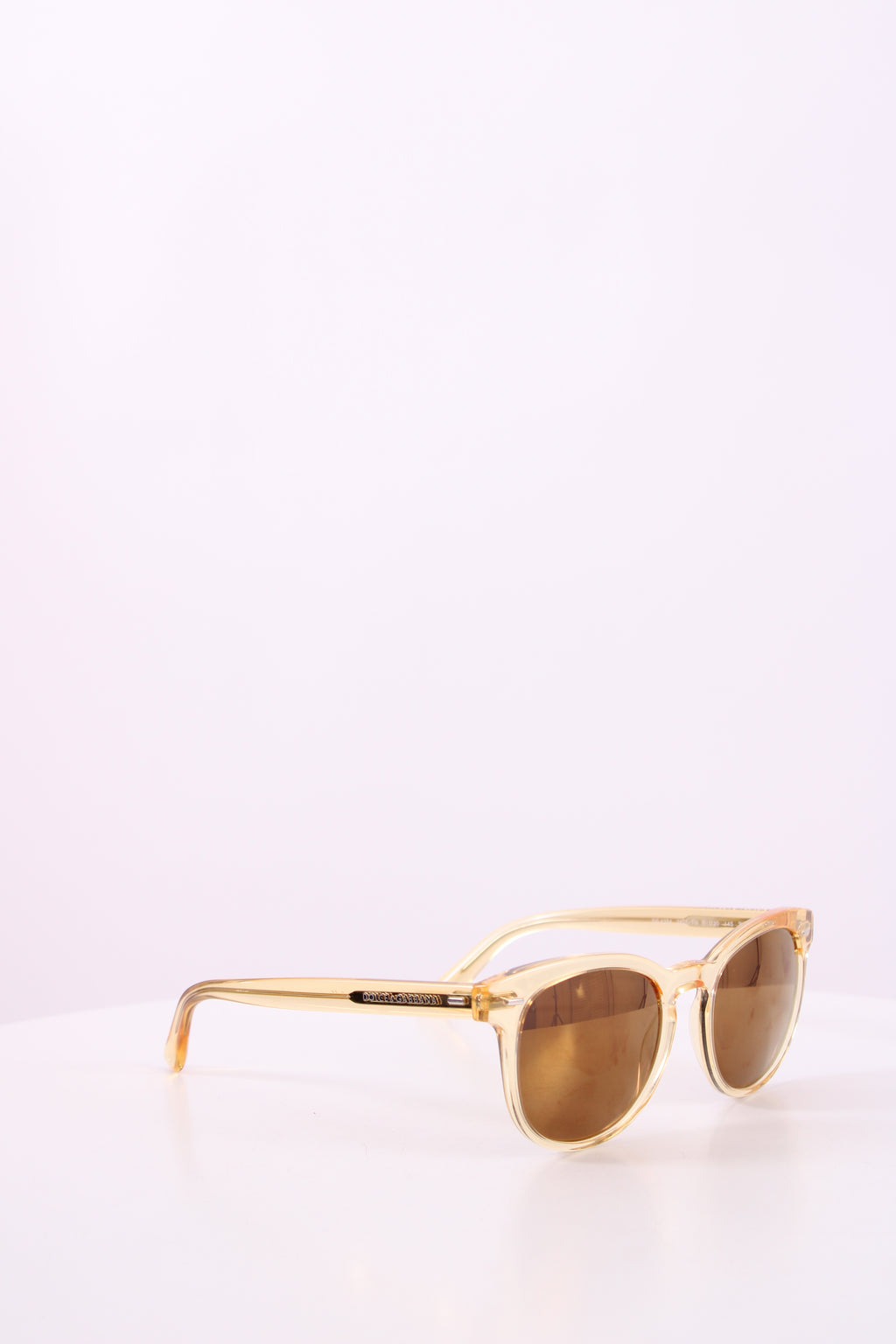 Dolce & Gabbana Gold Mirrored Sunglasses Yellow