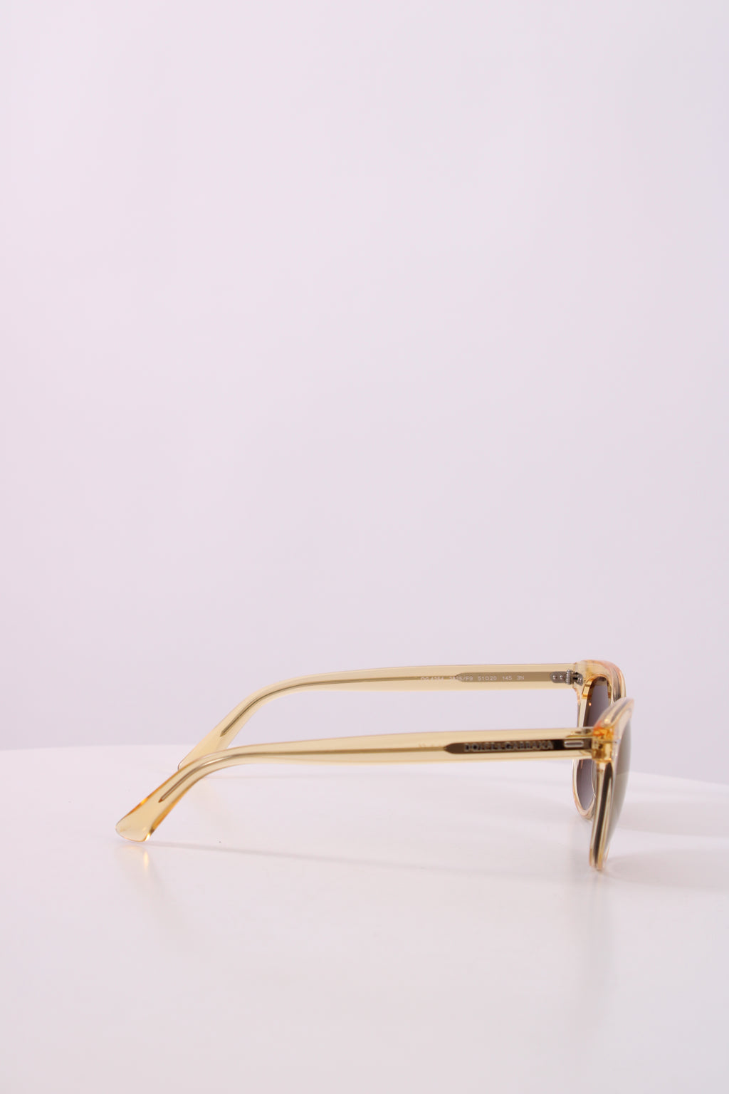 Dolce & Gabbana Gold Mirrored Sunglasses Yellow