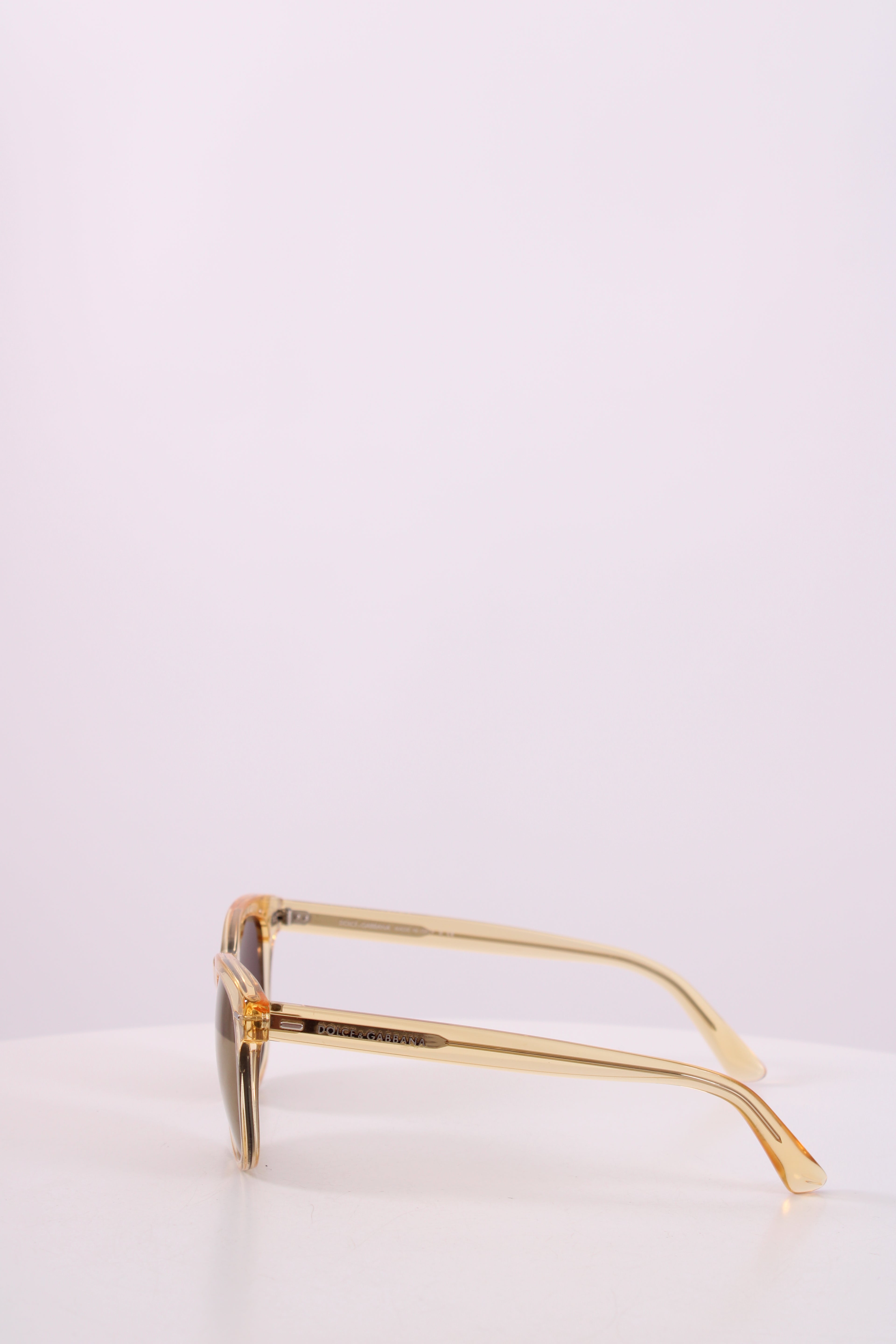 Dolce & Gabbana Gold Mirrored Sunglasses Yellow