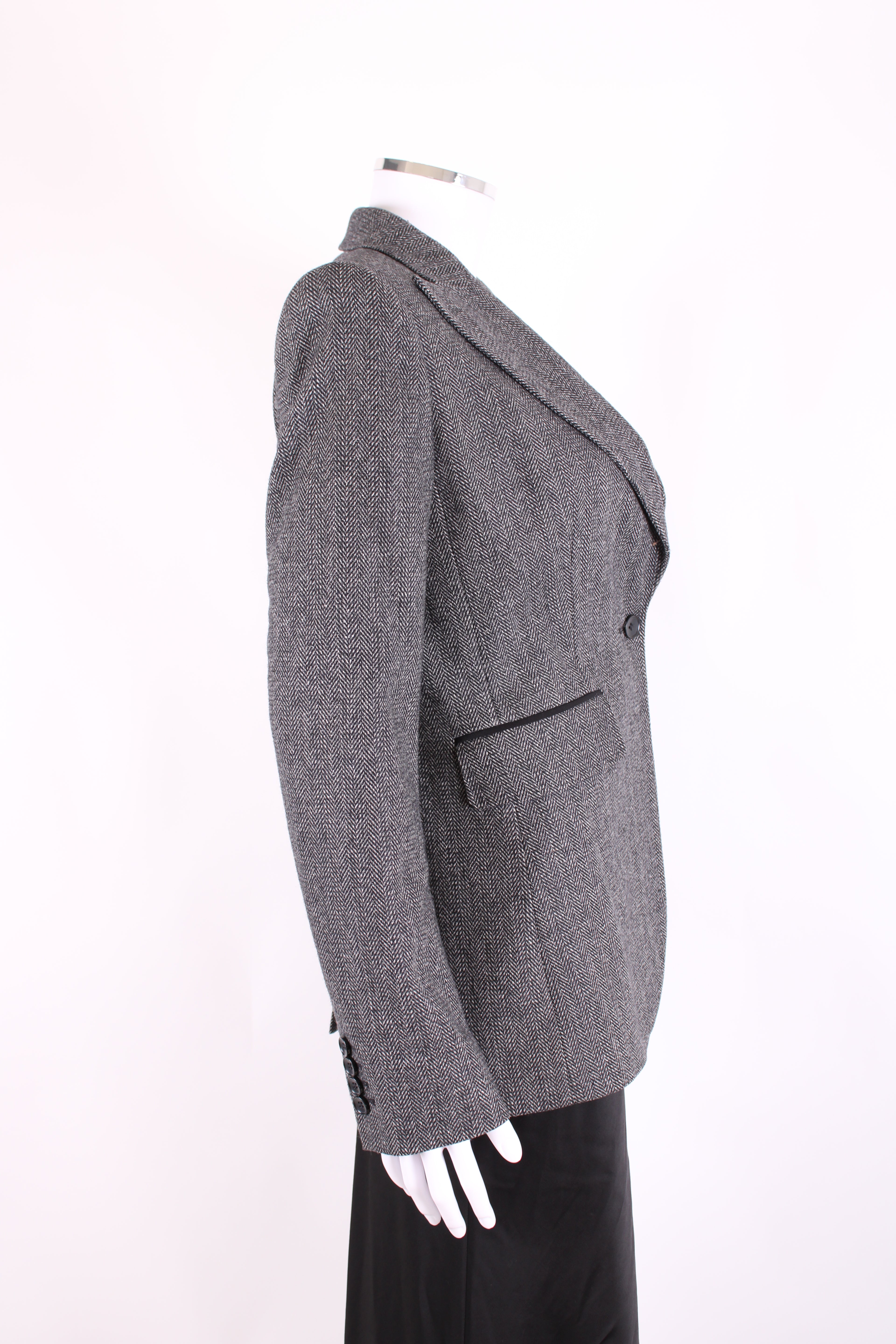 D&G Blazer Grey Herringbone IT42