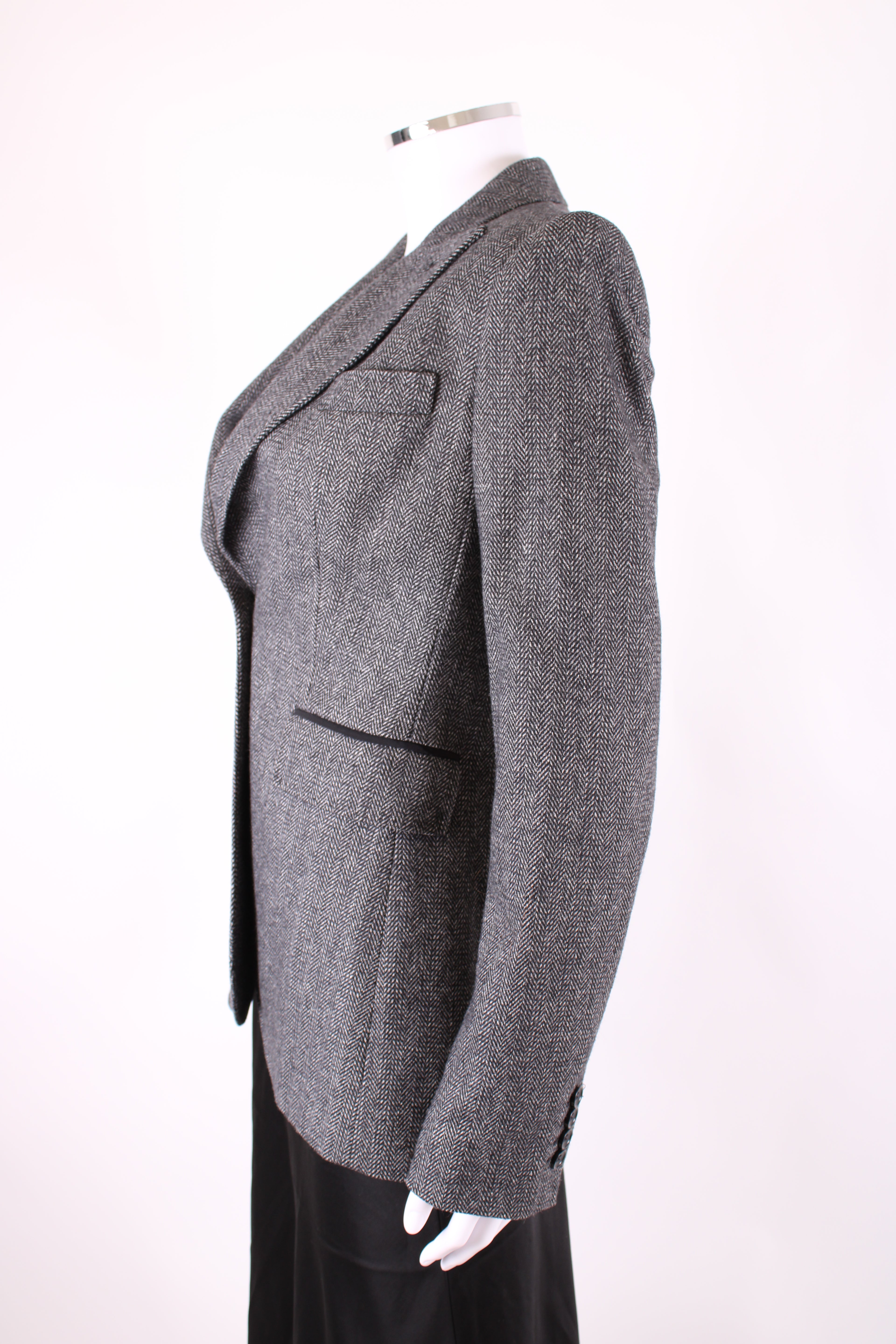 D&G Blazer Grey Herringbone IT42