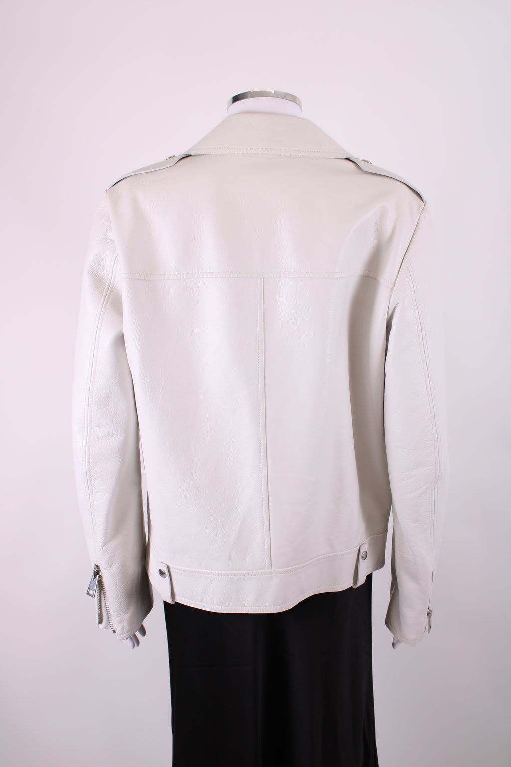 Joseph Leather Biker Jacket White L