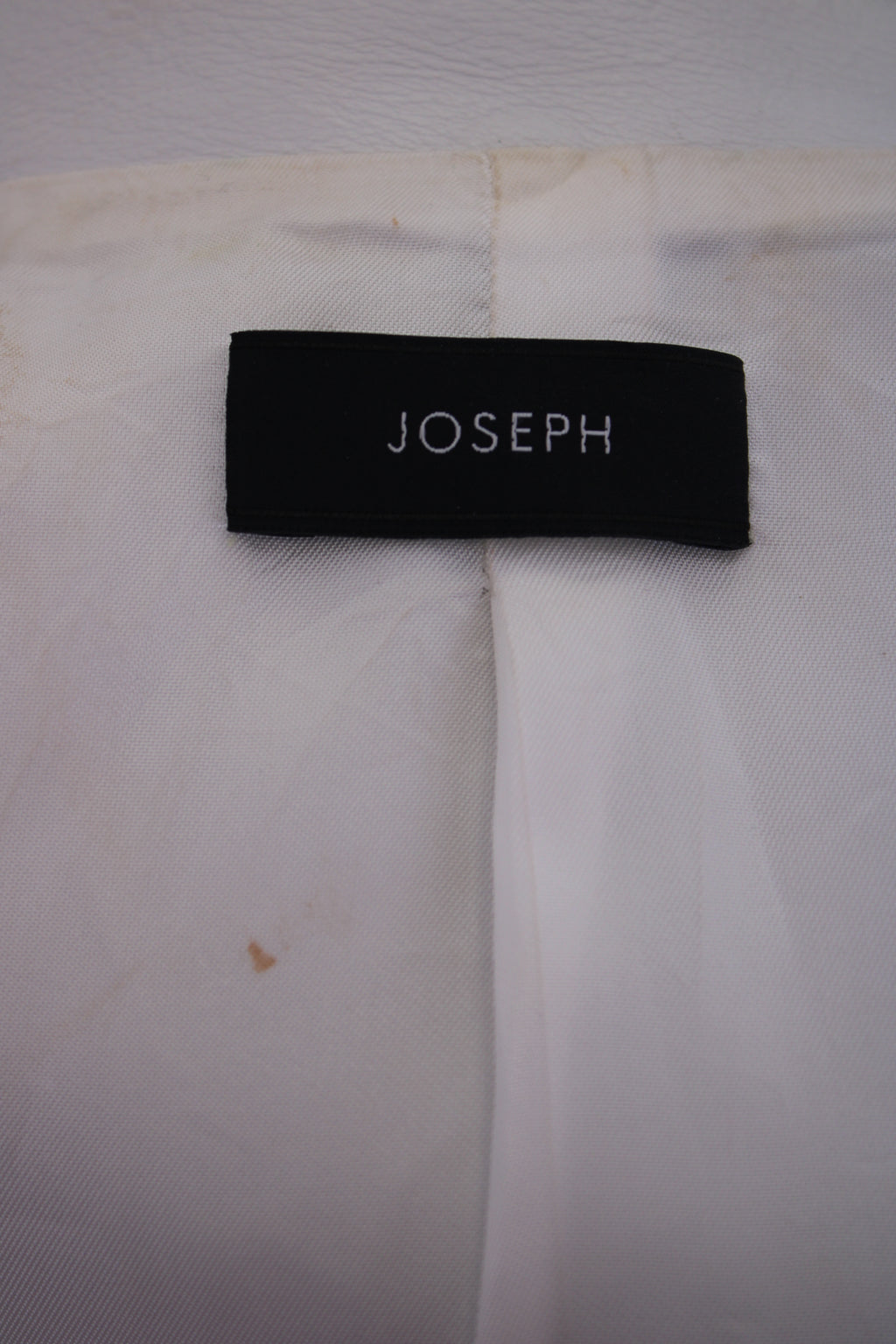 Joseph Leather Biker Jacket White L